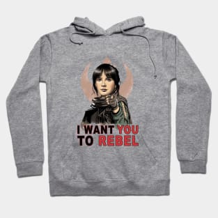 I Want You to Rebel Hoodie